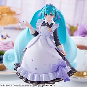 SEGA Hatsune Miku SPM Figure Cafe Maid Ver Blue Excellent Anime Collectible